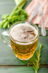 Barbecue grilled chicken wing