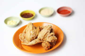 Fried Chicken with sauce