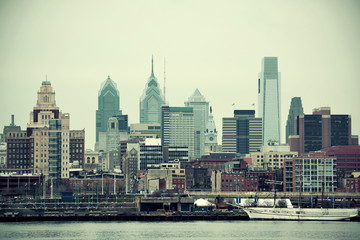 Naklejka premium Philadelphia Skyline