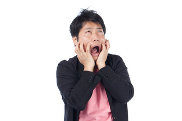 男性　私服　ジャケット