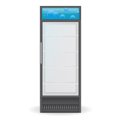 Fridge Drink with glass door