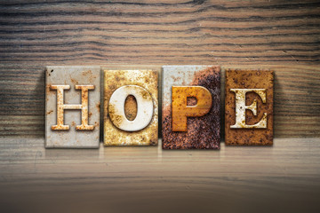 Hope Concept Letterpress Theme