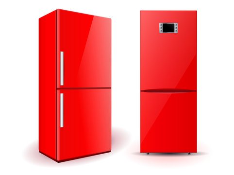Red Refrigerator