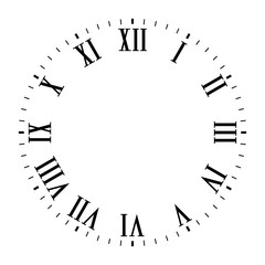 Vintage Roman numeral clock - 88453711