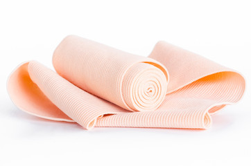 Medical elastic compression bandage roll