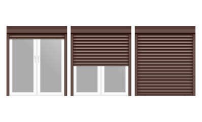 Windows with Rolling Shutters