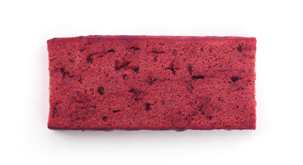 Colored traditional Dutch dessert cake (ontbijtkoek)