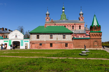 Staraya Ladoga St. Nicholas monastery on the banks of the Volkhov river, STARAYA LADOGA, RUSSIA.