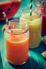Freshly Blended Fruit Smoothies