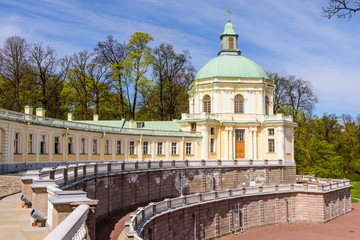 Grand (Menshikov) palace in the suburbs of St. Petersburg - Oranienbaum (Lomonosov), St. Petersburg, Russia.