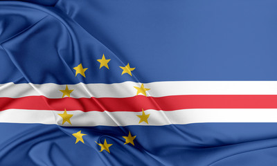 Cape Verde Flag. 