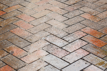 floor tiles in rain day