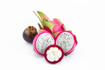 Fruit dragon and mangosteen in Thailand