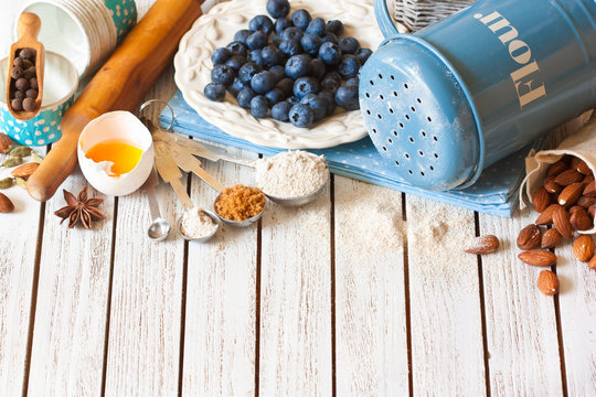 Blueberry pie.