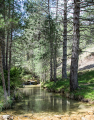 Fototapeta na wymiar Guazalamanco River, Cazorla Region, Jaen Province, Andalusia, Spain