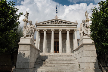 Fototapeta na wymiar National Academy Athens - monument