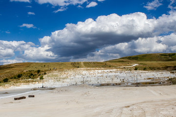 marble quarry, stone texture, Stone Quarrying