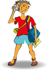 Tourist with a camera