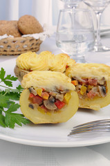 Baked Stuffed Potatoes