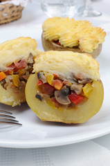 Baked Stuffed Potatoes