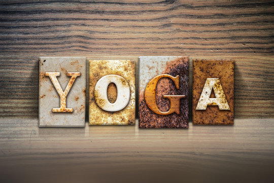 Yoga Concept Letterpress Theme