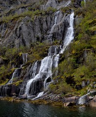 Norwegian Mountains with snow
