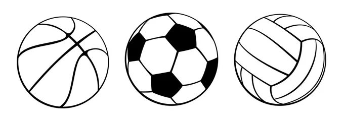 Photo sur Plexiglas Sports de balle Balles de sport