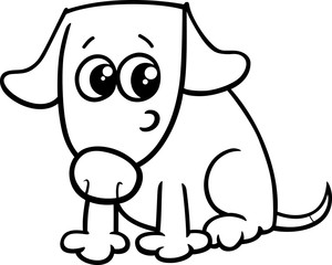 dog or puppy coloring book