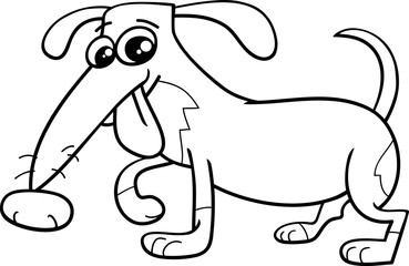 funny dog coloring book