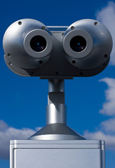 Coin Operated Binocular back