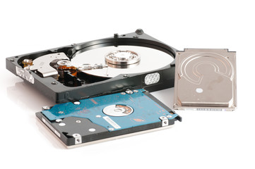 hard disk drives  2.5 and  3.5 inches