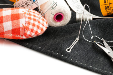 basted dress tailored