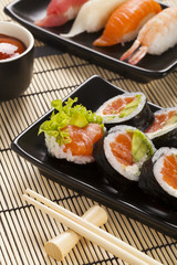 The composition of sushi