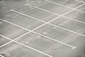 Empty parking lot