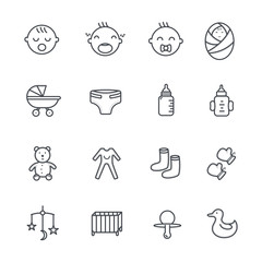 Baby icons