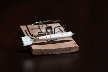 Drugs in a mousetrap cant dose syringe