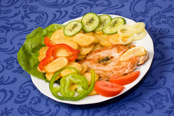 Roasted chicken breast
