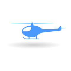 helicopter vector icon sign symbol design element