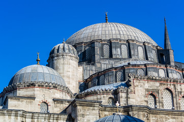 Fototapeta na wymiar View on mosque in Istanbul