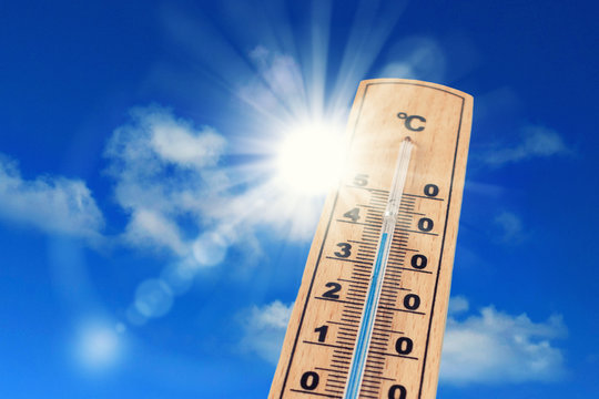 die Sonne brennt
