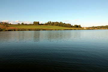 landscape water fishing people