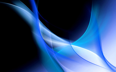 abstract blue wave background