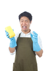 エプロン　男性