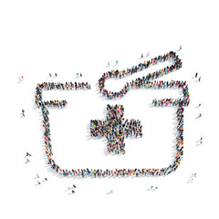 people in the shape of a basket, medicine