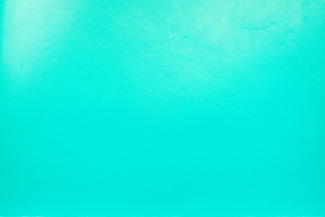 green turquoise pastel color paint on cement wall, Texture backg