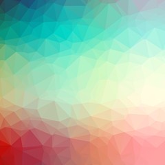 Obraz premium Abstract colorful triangular or polygonal background.