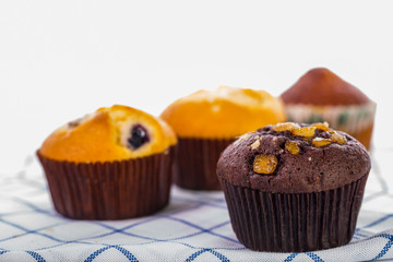 Sweet cup cake isolated