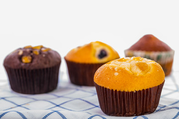 Sweet cup cake isolated