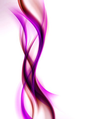 Panele Szklane Podświetlane  abstract purple wave background
