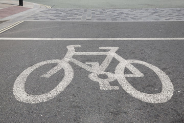 Obraz premium Bike Sign
